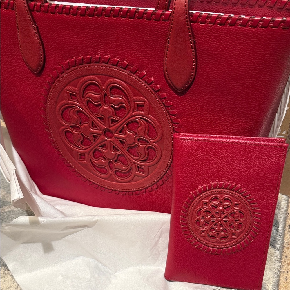 Brighton Gabriella Lipstick Ferrara Tote and Wallet
